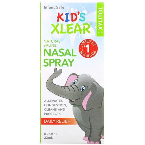 ���� Xlear, Natural Nasal Spray, Kid's Xlear, ������� ��������� ����� ��� �����, 22 �� (0,75 ����. �����), ������ �� 1558 ���