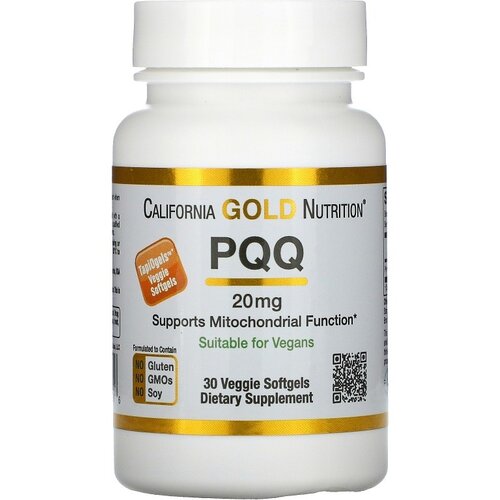 ���� ������� California Gold Nutrition PQQ, 40 �, 20 ��, 30 ��., ������ �� 1992 ���