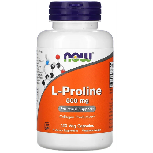 ���� ������� NOW L-Proline, 500 ��, 120 ��., ������ �� 1984 ���