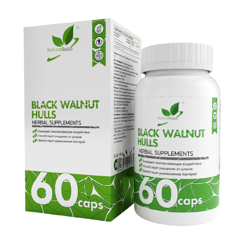 ���� �������� NaturalSupp Black Walnut Hulls, 0.5 �, 60 ��., ������ �� 525 ���
