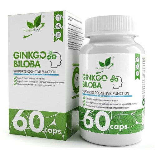 ���� ������� NaturalSupp Ginkgo Biloba, 60 ��., ������ �� 673 ���