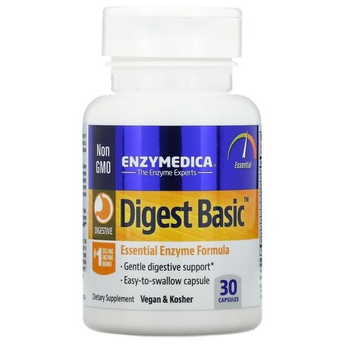 ���� ������� Enzymedica Digest Basic, 50 �, 100 ��, 30 ��., ������ �� 808 ���