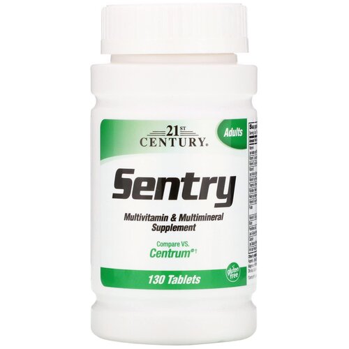 ���� �������� 21st Century Sentry Multivitamin & Multimineral Supplement, 120 �, 130 ��., ������ �� 1328 ���