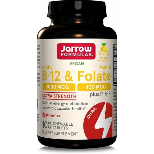 ���� �������� Jarrow Formulas Methyl B-12 & Methyl Folate 1000 ���/400 ���, 100 ��., ������ �� 3340 ���