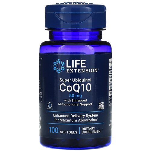���� ������� Life Extension Super Ubiquinol CoQ10 with Enhanced Mitochondrial Support, 80 �, 50 ��, 100 ��., ������ �� 5800 ���