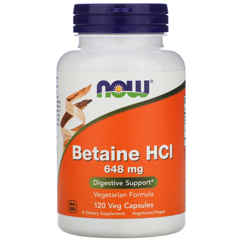 ���� ������� NOW Betaine HCl, 100 �, 120 ��., ������ �� 2248 ���
