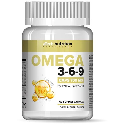 ���� ������� aTech Nutrition Omega 3-6-9, 0.7 �, 60 ��., ������ �� 523 ���