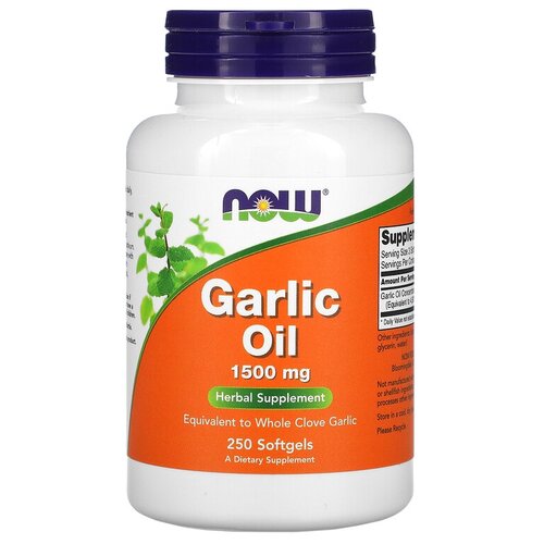 ���� ������� NOW Garlic Oil, 250 ��., ������ �� 1536 ���