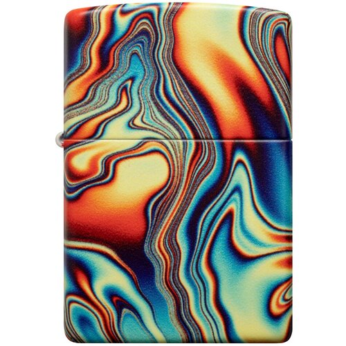      ZIPPO Classic 48612 Colorful Swirl   Glow In The Dark Green -  ,   13714 