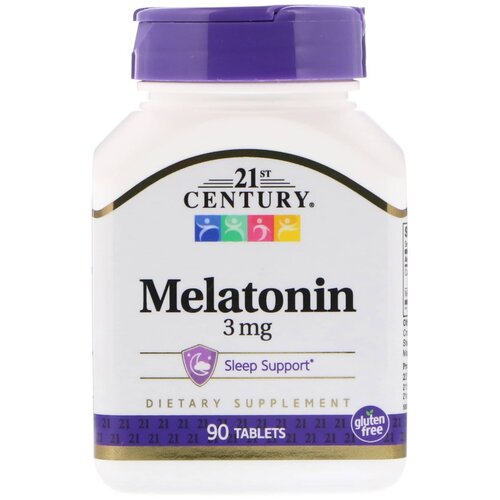 ���� �������� 21st Century Melatonin, 180 �, 3 ��, 90 ��., ������ �� 1199 ���
