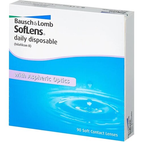 ���� ���������� ����� Bausch & Lomb Soflens Daily Disposable, 90 ��., R 8,6, D -2,75, ������ �� 3000 ���