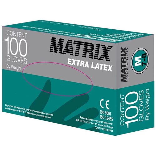 ���� �������� ��������� ����������� MATRIX Extra Latex, ����: �������, ������ L, 100 ��. (50 ���) ������������, ������ �� 799 ���