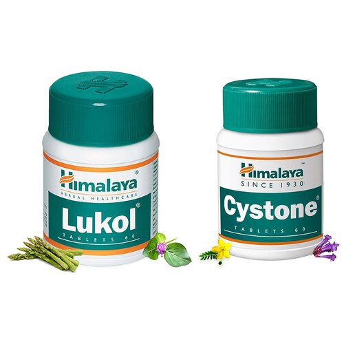 ���� ����� (Lukol) + ������ (Cystone) ��� ������������ ������� ������ ���� � ����������� �������, 60 ���. + 60 ���., ������ �� 1164 ���