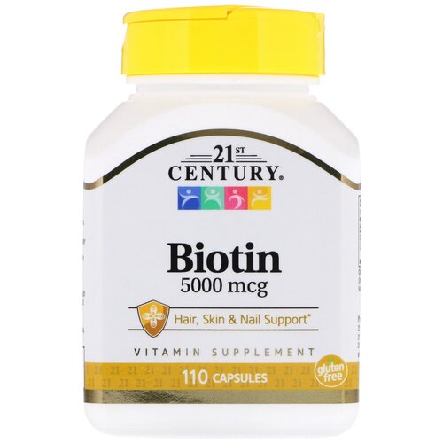 ���� ������� 21st Century Biotin 5000 ��� ����., 110 �, 285 ��, 5000 ���, 110 ��., ������ �� 1500 ���
