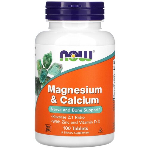 ���� �������� NOW Magnesium & Calcium with Zinc and Vitamin D3, 270 �, 100 ��., ������ �� 2299 ���