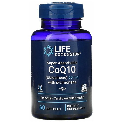 ���� Super-Absorbable CoQ10 50 �� with d-Limonene 60 ������ ������ (Life Extension), ������ �� 2589 ���