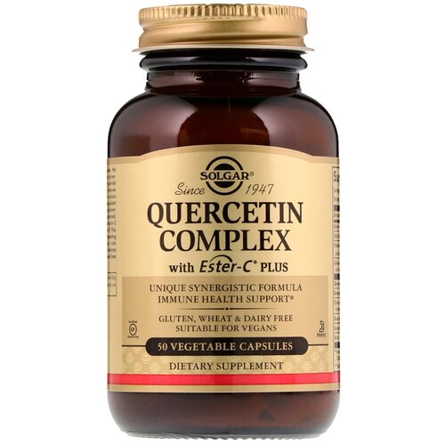 ���� Solgar, Quercetin Complex with Ester-C Plus, �������� ���������� � Ester-C Plus, 50 ������������ ������, ������ �� 2449 ���