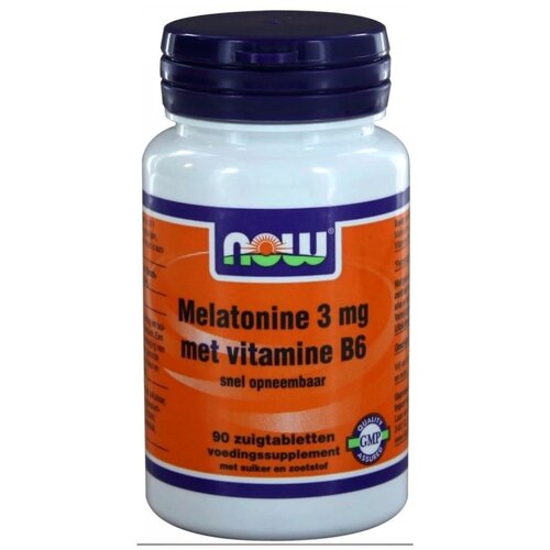 ���� �������� NOW Melatonin 3 �� + B6, 90 ��., ������ �� 1200 ���