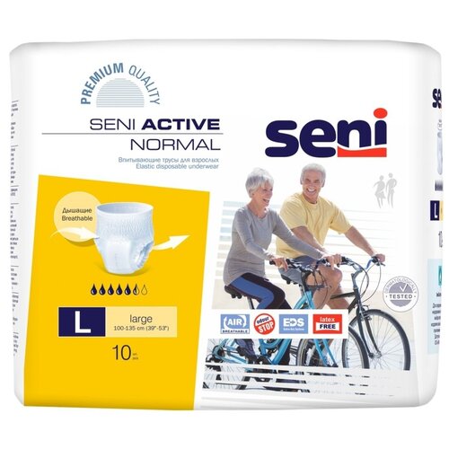 ���� ����� - ���������� ����������� ��� �������� Seni ACTIVE NORMAL large (������ 100-135 ��), 10 ��., ������ �� 1105 ���