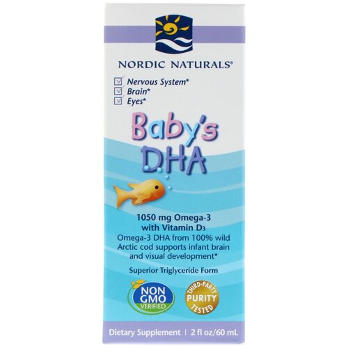 ���� ����� Nordic Naturals Baby's DHA, 230 �, 60 ��, ������ �� 4299 ���