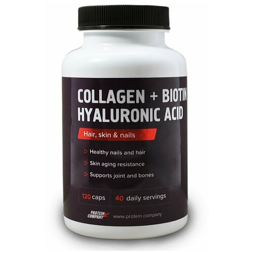 ���� ������� PROTEIN.COMPANY Collagen + Biotin Hyaluronic acid, 90 �, 250 ��, 120 ��., ������ �� 644 ���