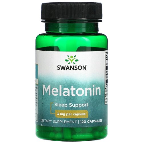 ���� ������� SWANSON Melatonin, 100 �, 3 ��, 120 ��., ������ �� 420 ���