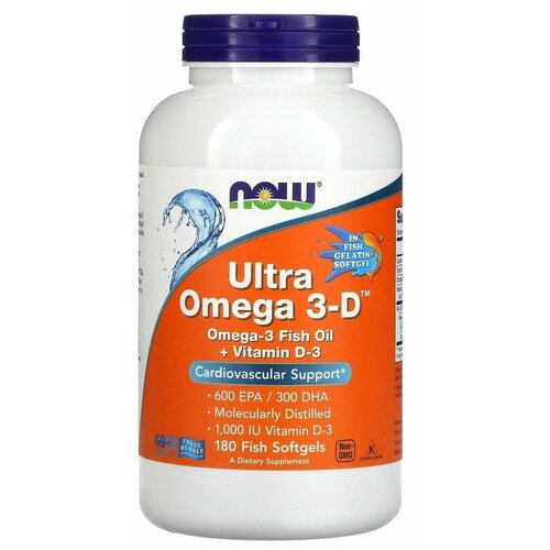 ���� ������� NOW Ultra Omega 3-D, 250 �, 180 ��., ������ �� 5500 ���
