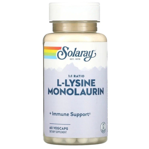 ���� ������� Solaray L-Lysine Monolaurin 1:1 Ratio, 90 �, 60 ��., ������ �� 2100 ���