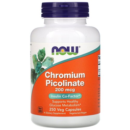 ���� ������� NOW Chromium Picolinate, 190 �, 100 ��, 200 ���, 250 ��., ������ �� 1990 ���