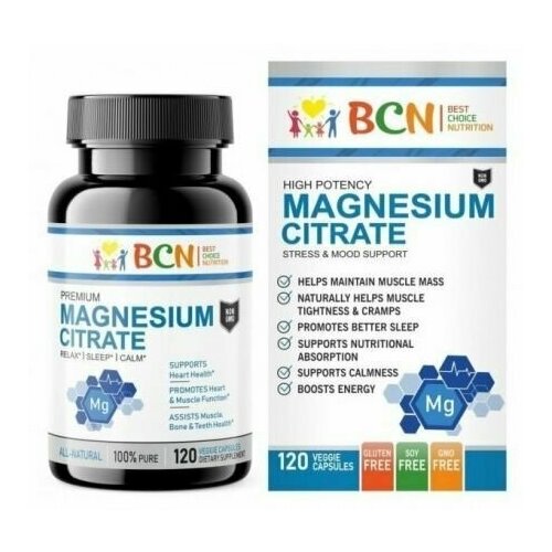 ���� BCN Magnesium Citrate 400 mg, 120 ������ ������ ������, ������ �� 590 ���