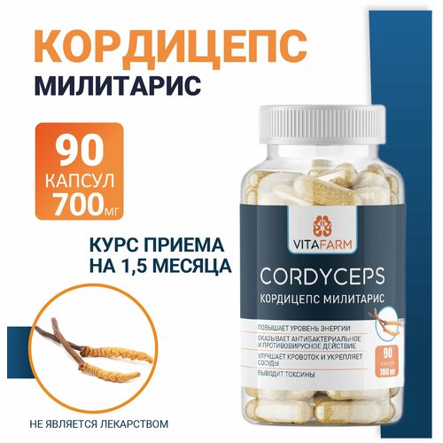 ���� ��������� ��������� (Cordyceps militaris) ������� 90 ��/ 700 ��, ������ �� 1200 ���