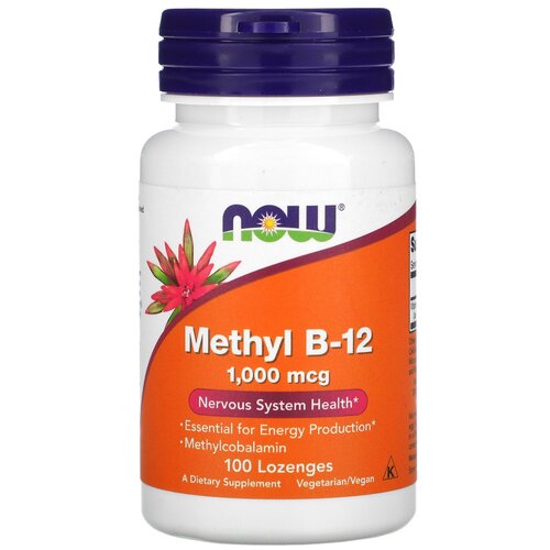 ���� �������� NOW Methyl B-12 1000 ���, 50 �, 59 ��, 100 ��., ������ �� 970 ���