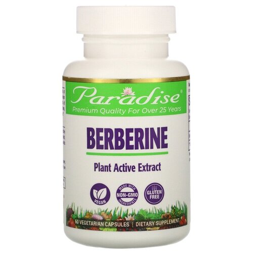 ���� ������� Paradise Herbs Berberine, 60 �, 60 ��., ������ �� 3203 ���