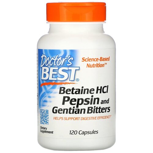 ���� ������� Doctor's Best Betaine HCL Pepsin and Gentian Bitters, 100 �, 120 ��., ������ �� 2590 ���