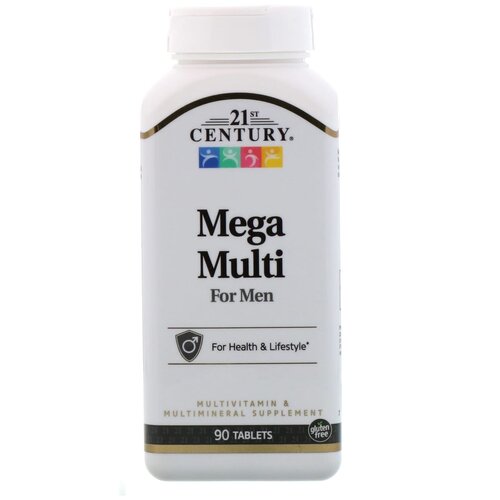 ���� �������� 21st Century Mega Multi for Men, 90 ��., ������ �� 2050 ���
