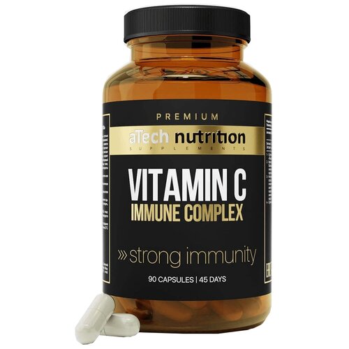 ���� ������� aTech Nutrition Premium Vitamin C Immune Complex, 0.6 �, 90 ��., ������ �� 410 ���