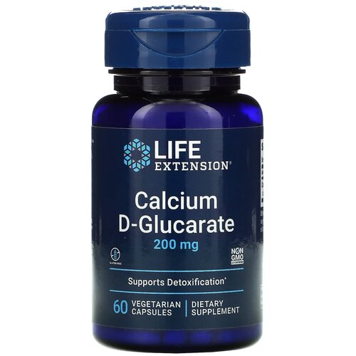 ���� ������� Life Extension Calcium D-Glucarate, 50 �, 100 ��, 200 ��, 60 ��., ������ �� 1715 ���