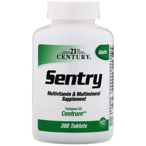 ���� �������� 21st Century Sentry Multivitamin & Multimineral Supplement, 100 �, 300 ��., ������ �� 3959 ���
