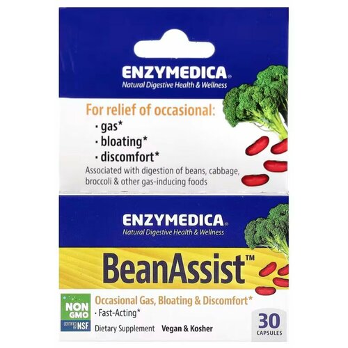 ���� Enzymedica, BeanAssist �, 30 ������, ������ �� 1290 ���