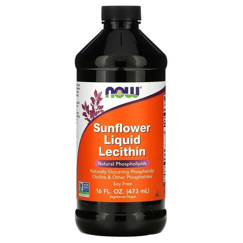 ���� ������� NOW Sunflower Liquid Lecithin, 150 �, 473 ��, ������ �� 3780 ���