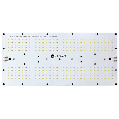   1.9 Quantum board Samsung 2835 lm281b+pro 3000K + 5000K + smd 5050 660nm, 60 1839,   7056 