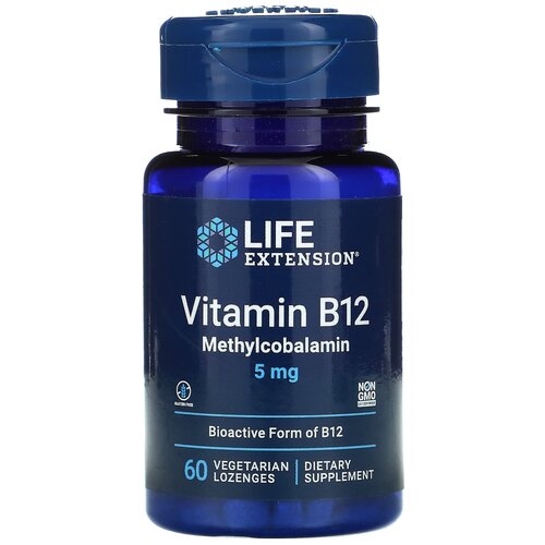 ���� �������� Life Extension Vitamin B12 Bioactive form, 100 �, 5 ��, 60 ��., ������ �� 3948 ���