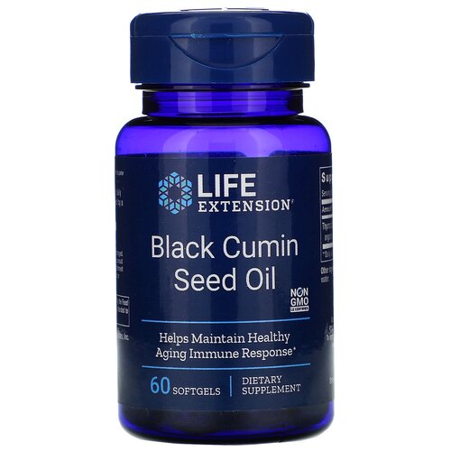 ���� ������� Life Extension Black Cumin Seed Oil, 80 �, 60 ��., ������ �� 1600 ���