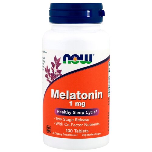���� �������� NOW Melatonin, 1 ��, 100 ��., ������ �� 1230 ���