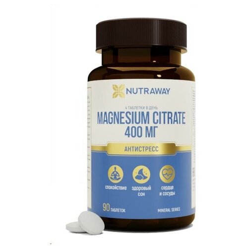 ���� �������� NUTRAWAY Magnesium Citrate, 90 ��., ������ �� 305 ���