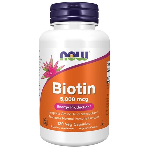���� ������� NOW Biotin, 150 �, 200 ��, 5000 ���, 120 ��., ������ �� 1337 ���