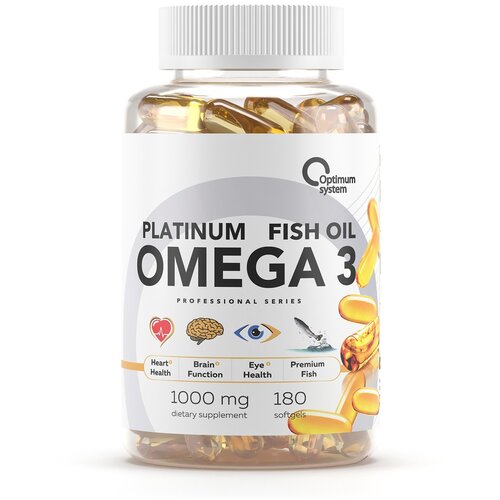 ���� ������� Optimum system Platinum Fish oil Omega-3, 90 �, 180 ��., ������ �� 1412 ���