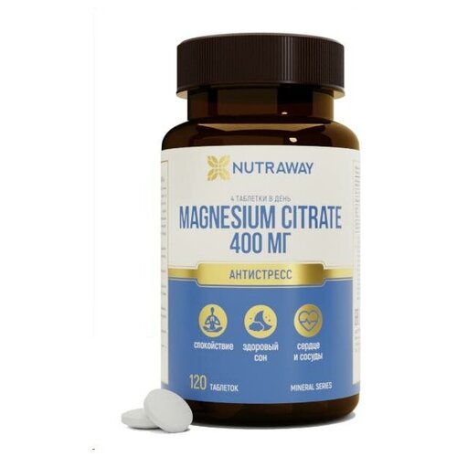 ���� �������� NUTRAWAY Magnesium Citrate, 120 ��., ������ �� 414 ���