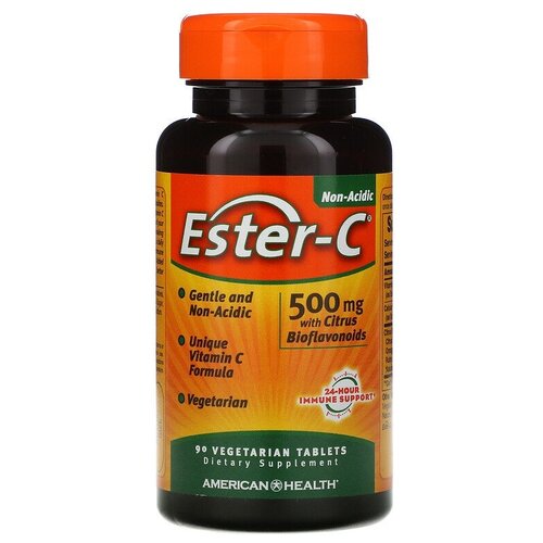 ���� �������� AMERICAN HEALTH Ester-C with Citrus Bioflavonoids, 100 �, 500 ��, 90 ��., ������ �� 4350 ���