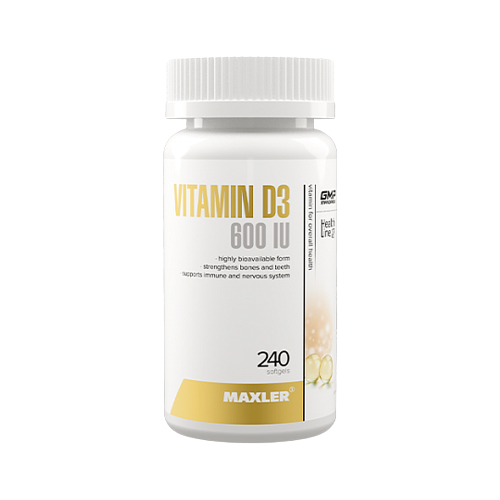 ���� MAXLER Vitamin D3 ����., 250 �, 240 ��., ������ �� 510 ���